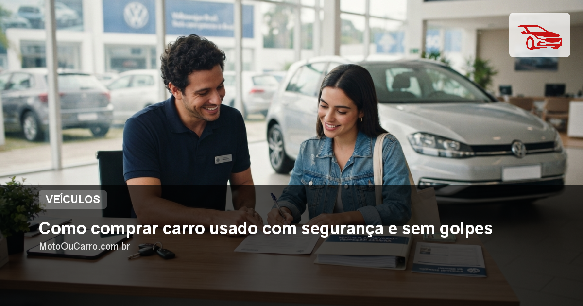 Como comprar carro usado com segurança e sem golpes