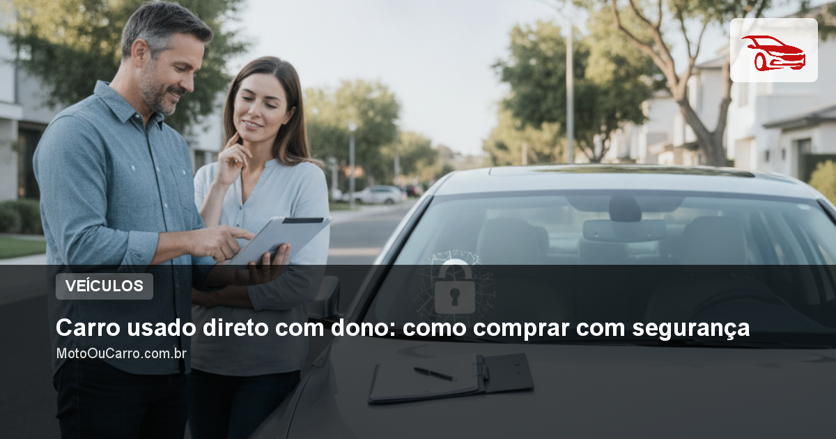 Carro usado direto com dono: como comprar com segurança