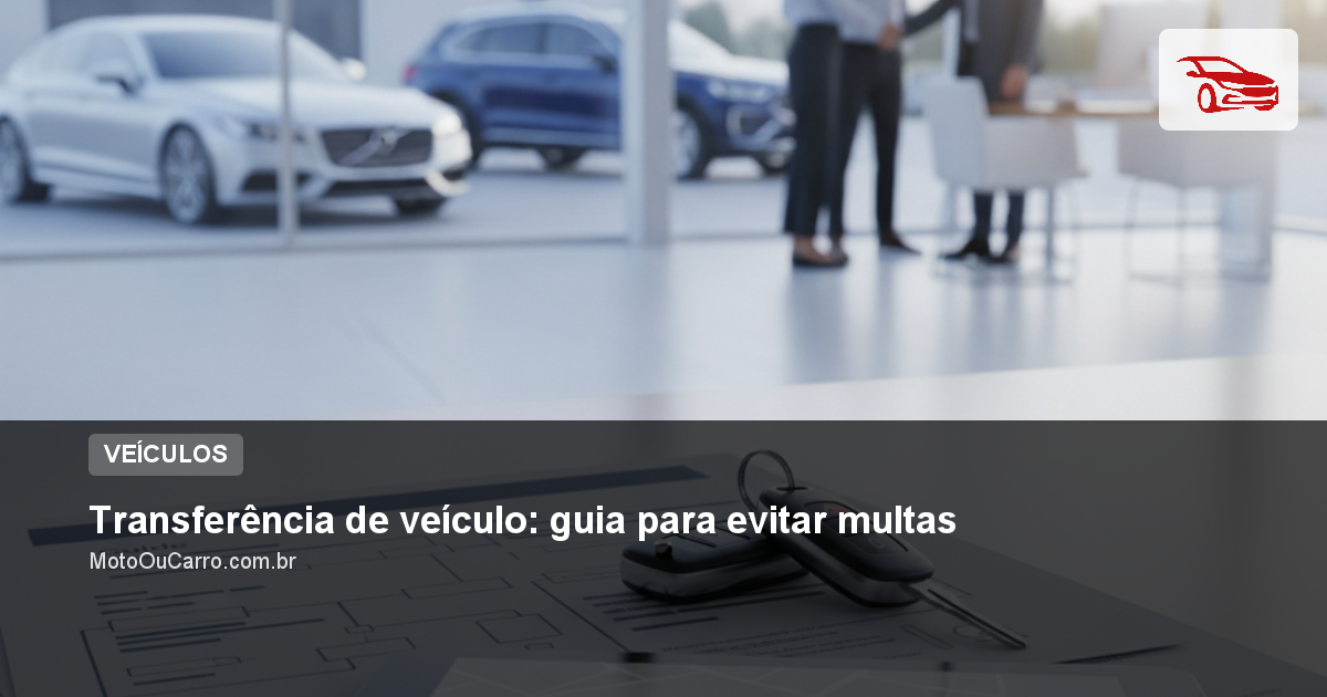 Transferência de veículo: guia para evitar multas
