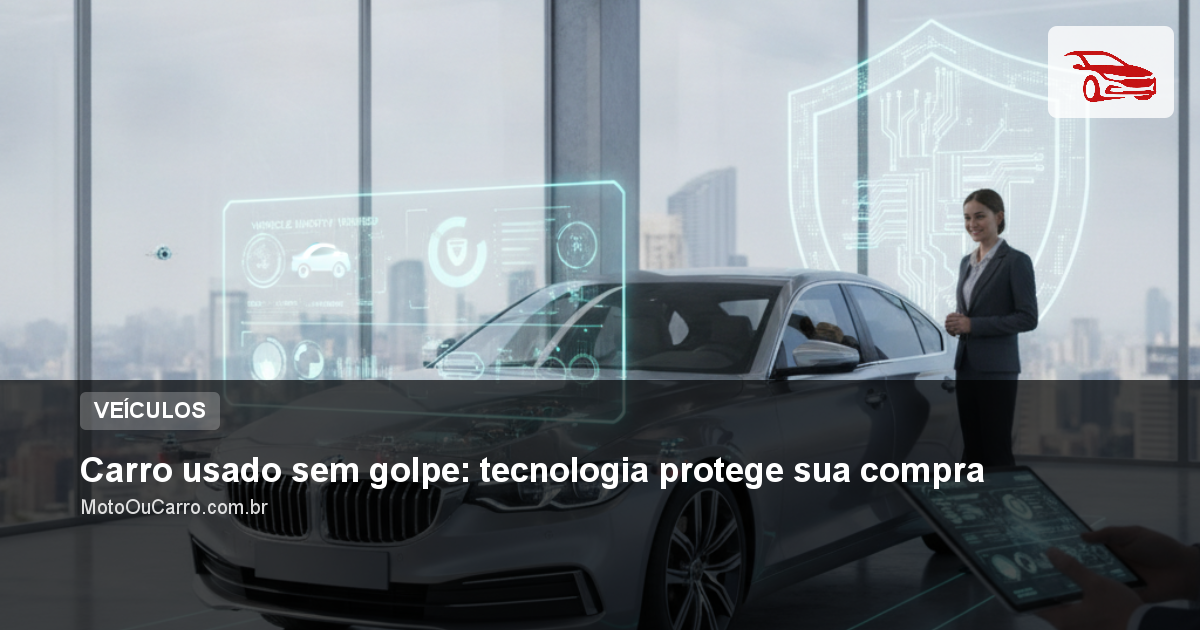 Carro usado sem golpe: tecnologia protege sua compra