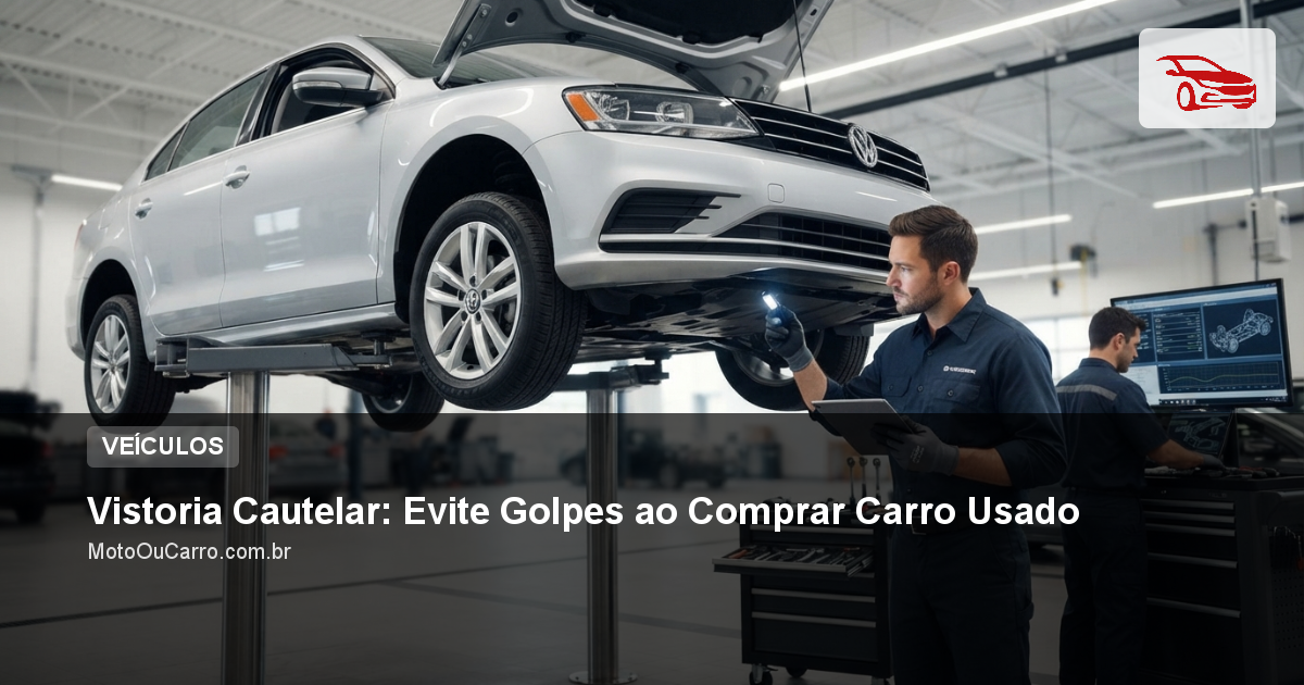 Vistoria Cautelar: Evite Golpes ao Comprar Carro Usado