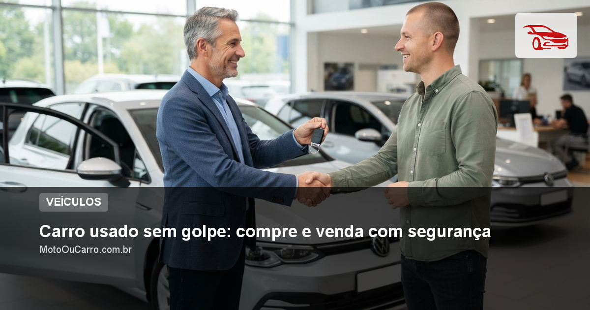 Carro usado sem golpe: compre e venda com segurança