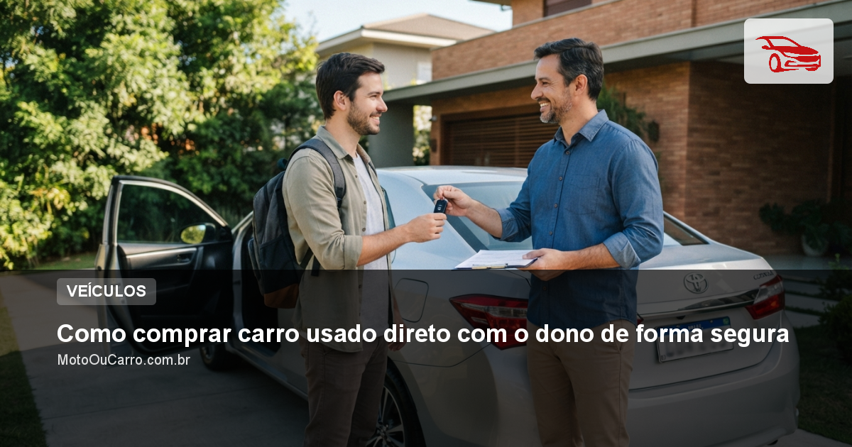 Como comprar carro usado direto com o dono de forma segura