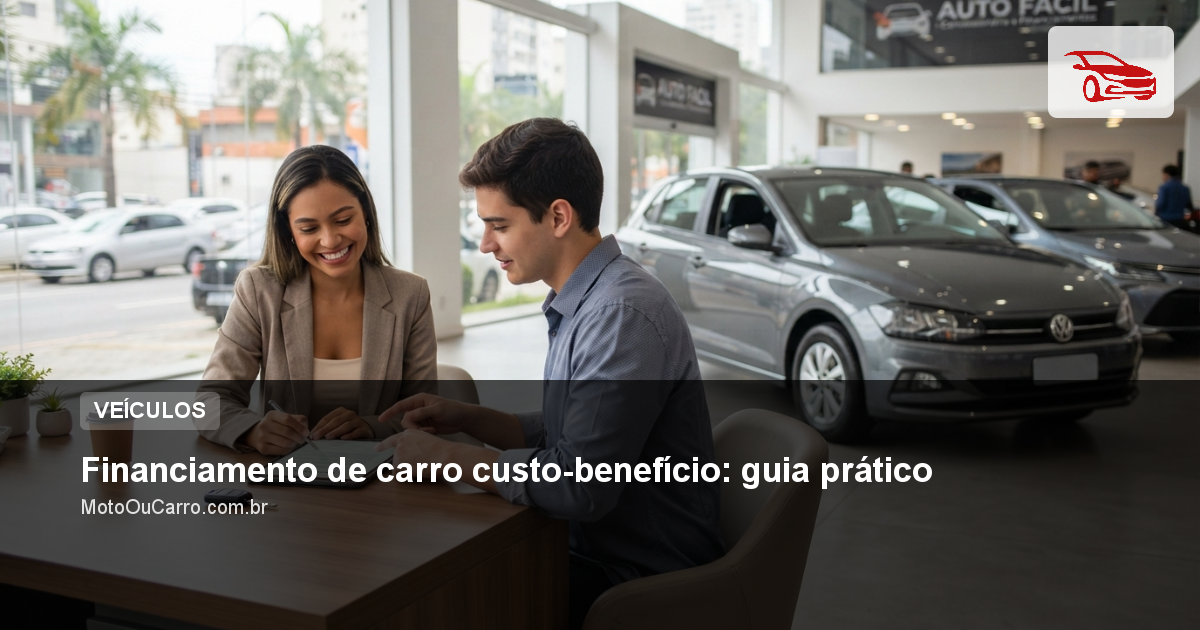 Financiamento de carro custo-benefício: guia prático