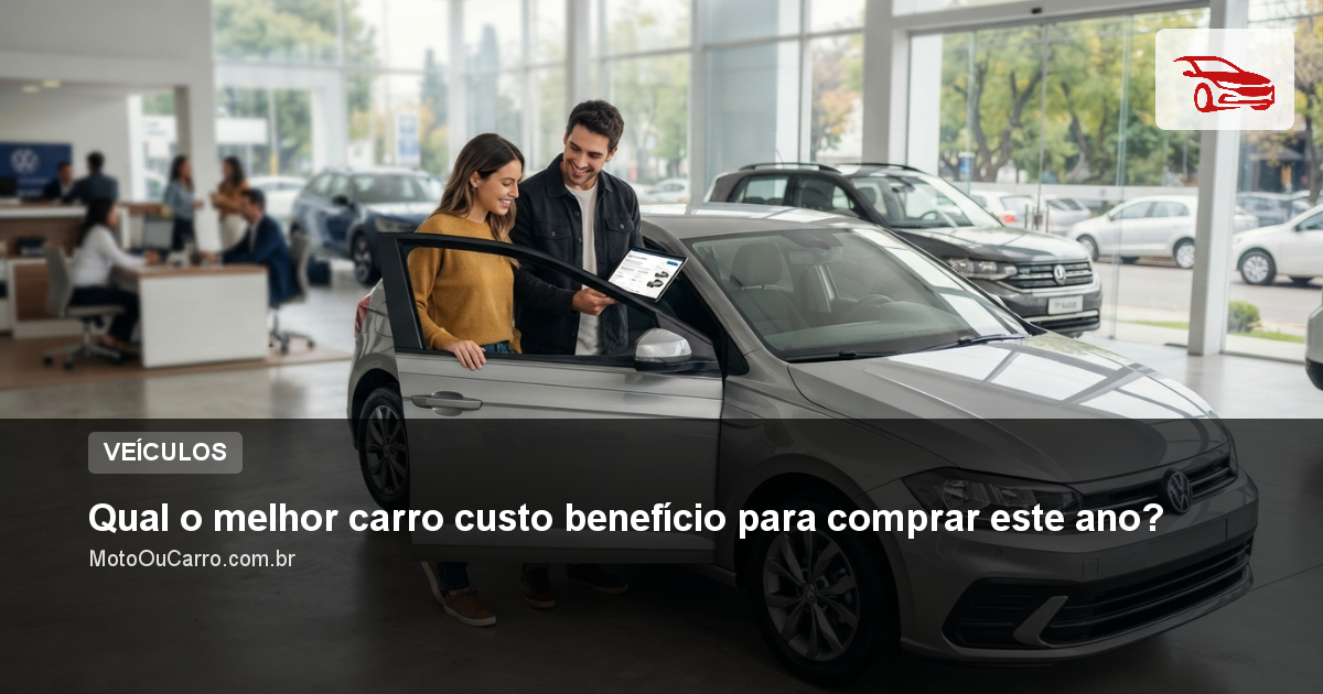 Qual o melhor carro custo benefício para comprar este ano?