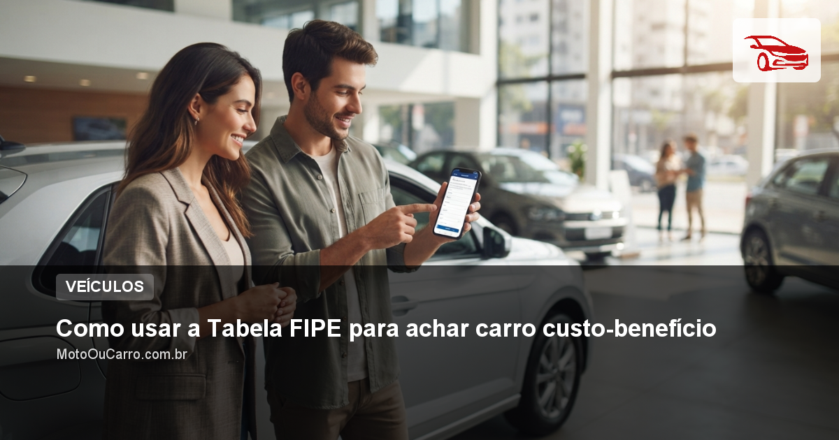 Como usar a Tabela FIPE para achar carro custo-benefício