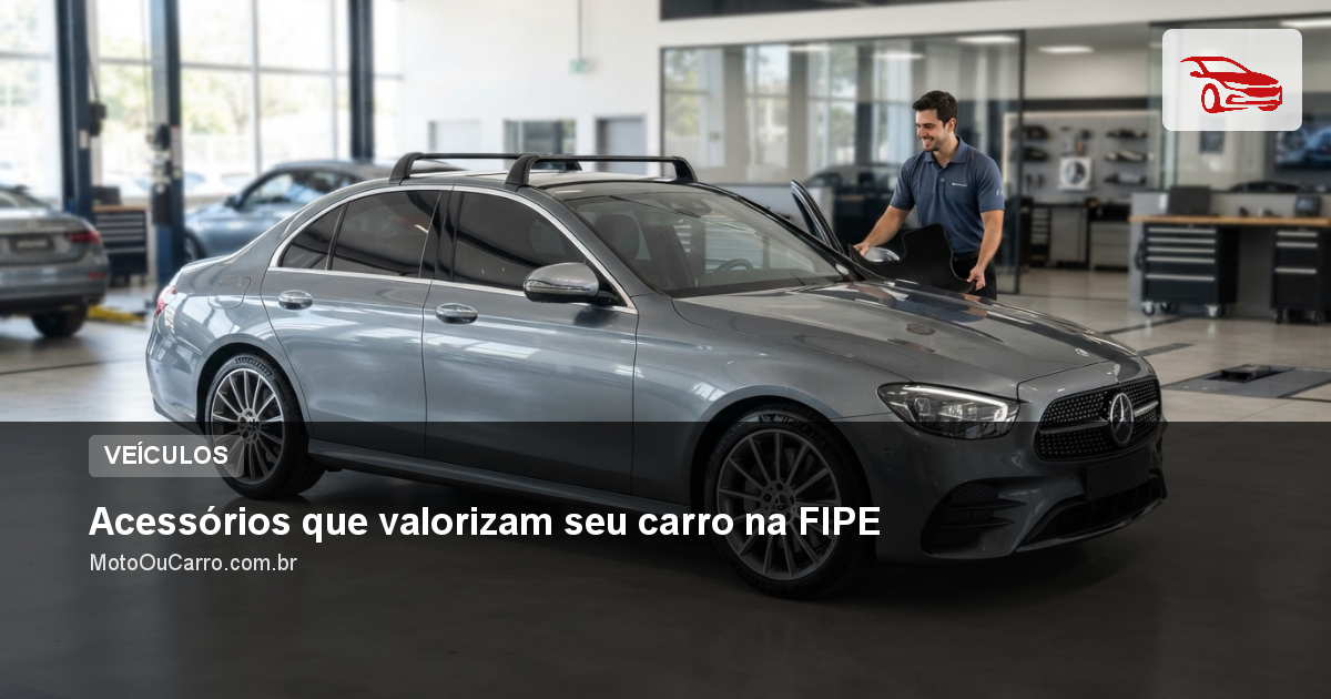 Acessórios que valorizam seu carro na FIPE